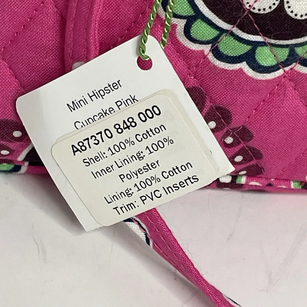 Vera Bradley Hipster In Floral Circles   Pink Green Crossbody Bag